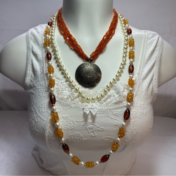 Vintage Boho Layered Necklace Set - Picture 7 of 9